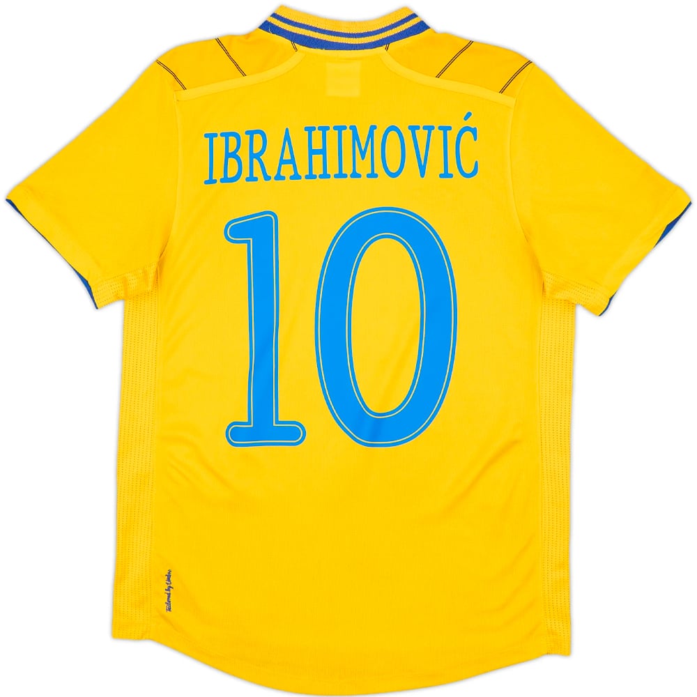 2012-13 Sweden Home Shirt Ibrahimovic #10 - 9/10 - (S)