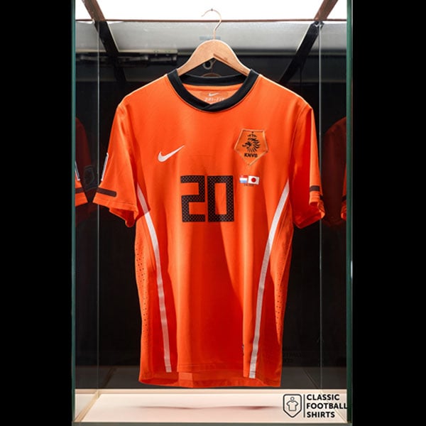 2010 Netherlands Match Issue World Cup Home Shirt Afellay #20