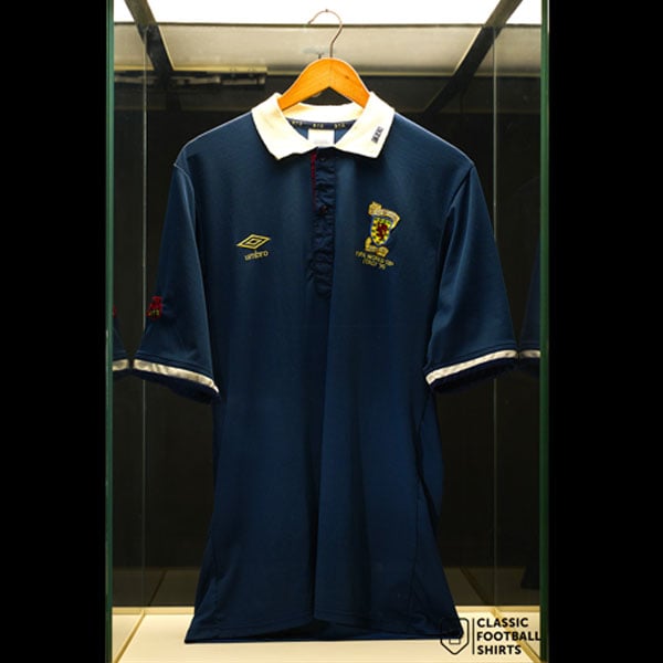 1990 Scotland Match Worn World Cup Home Shirt #5 (McStay)
