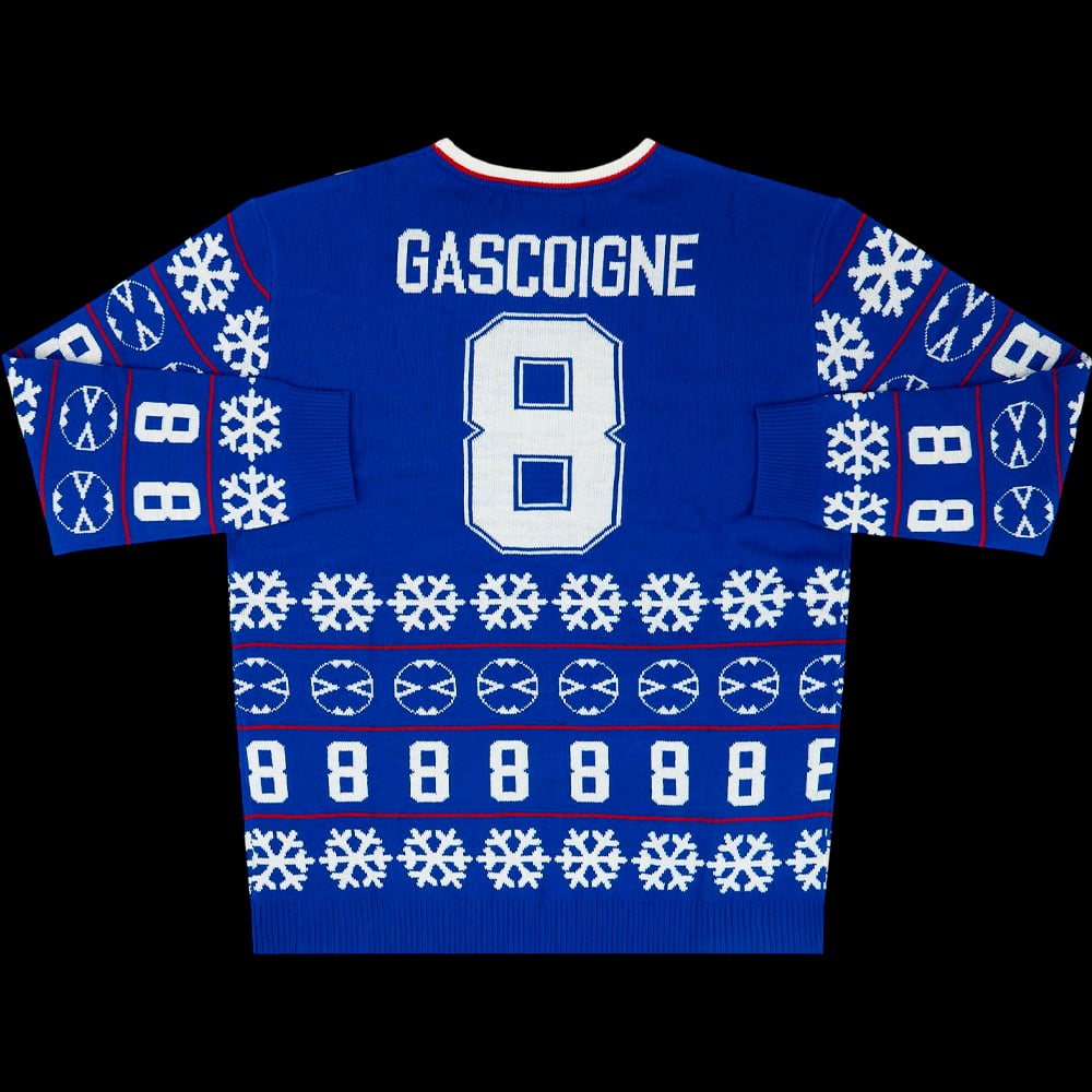Gascoigne #8 Season's Greetings Christmas Jumper
