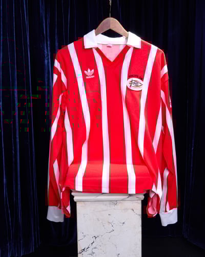 1992-93 PSV Match Worn Champions League Home L/S Shirt #10 (Kieft