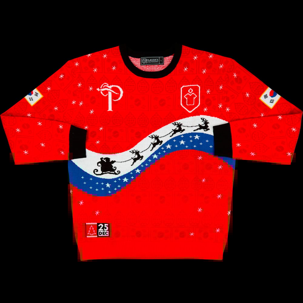 South Korea #24 Over The Pitch Christmas Jumper