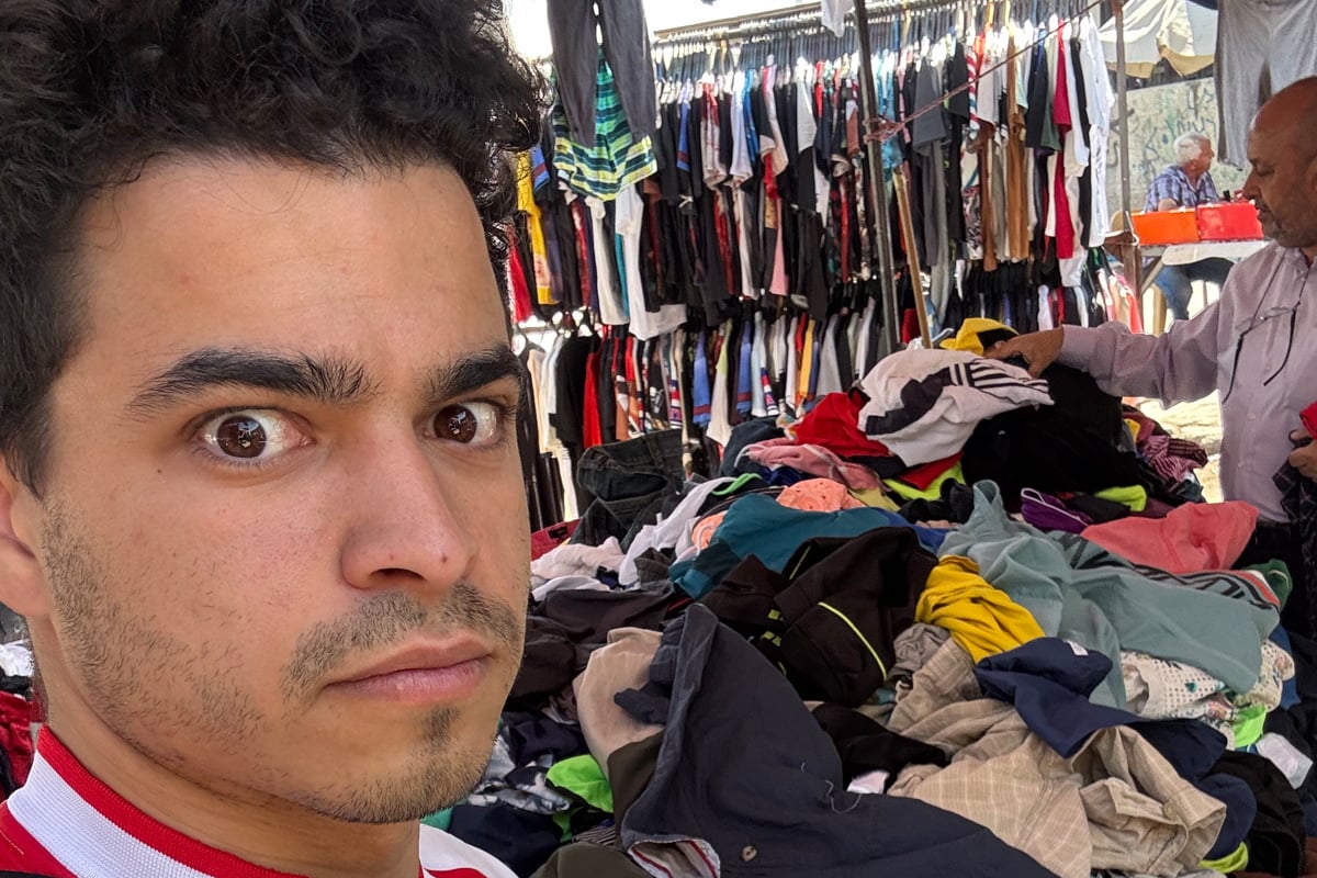 Matias at Souq al-Bala in Iraq