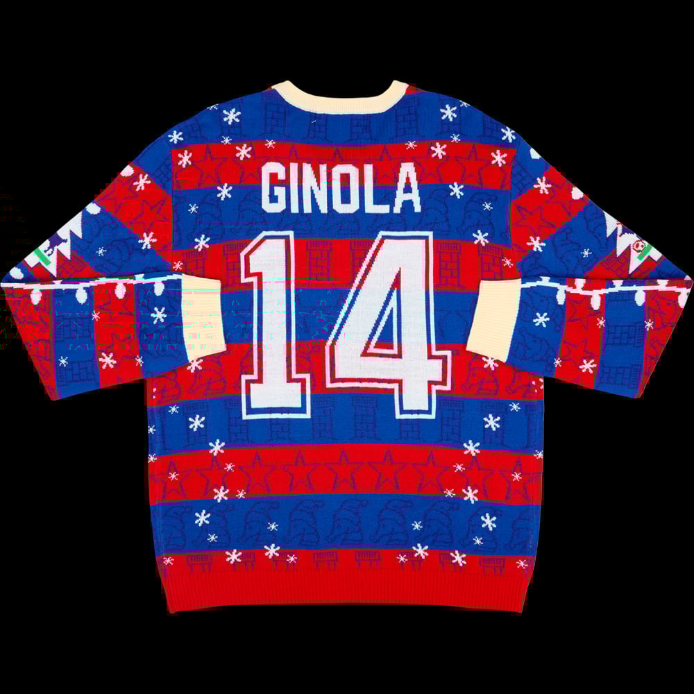 Ginola #14 Coming to Toon Christmas Jumper
