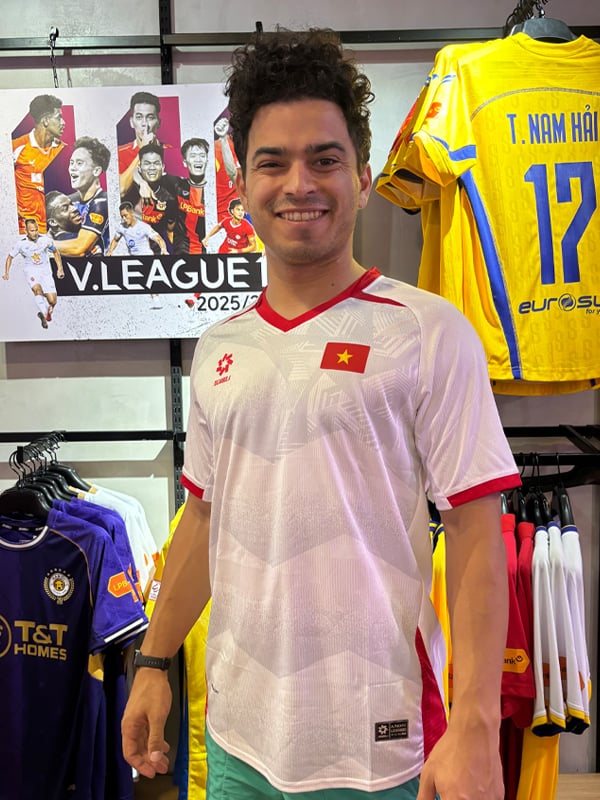 Matias in Vietnam Away Shirt