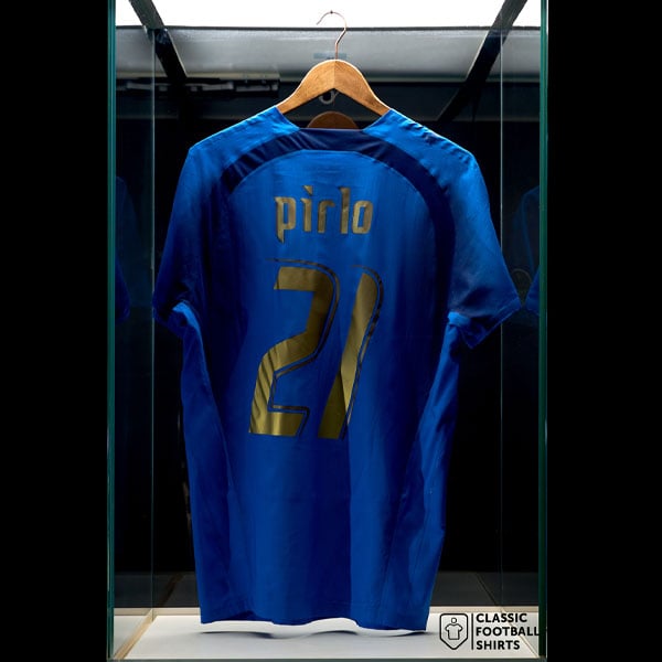 2006 Italy Match Issue World Cup Home Shirt Pirlo #21