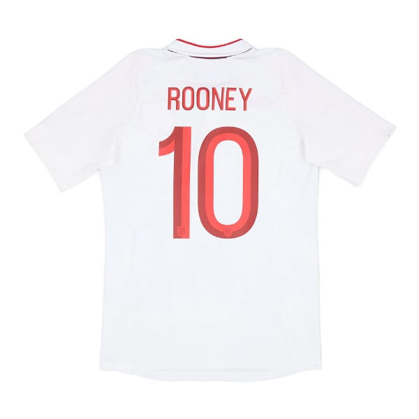 2012-13 England Home Shirt Rooney #10