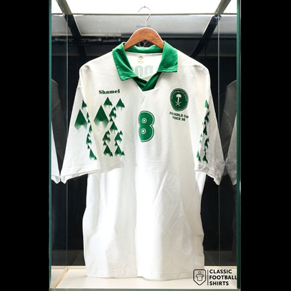 1998 Saudi Arabia Match Worn World Cup Home Shirt Al-Dossary #8