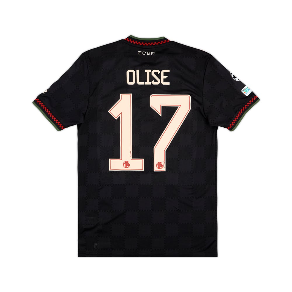 2025-26 Bayern Munich Match Issue Third Shirt Olise #17