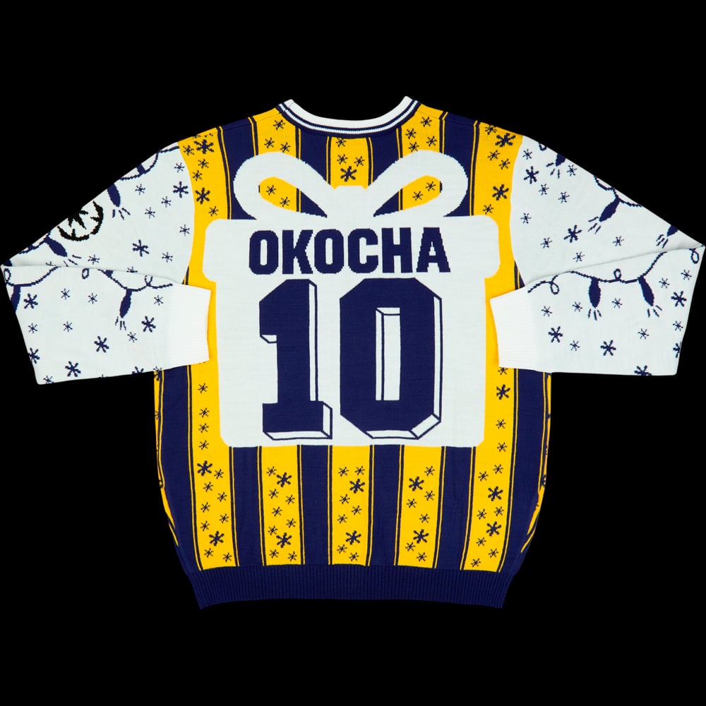 Okocha #10 Mutlu Noeller Christmas Jumper