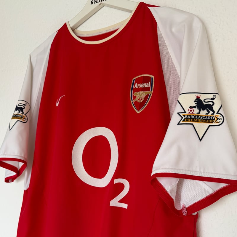 Arsenal Invincibles shirt detail
