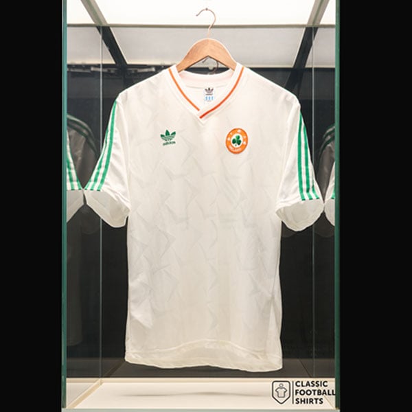1990 Ireland Match Issue World Cup Away Shirt #21 (McLoughlin)