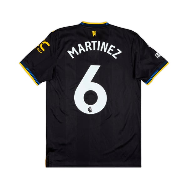 2025-26 Manchester United Match Issue Third Shirt Martinez #6