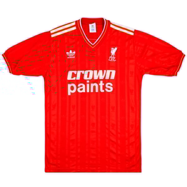 1986-87 Liverpool Match Worn Home Shirt #9 (Rush)