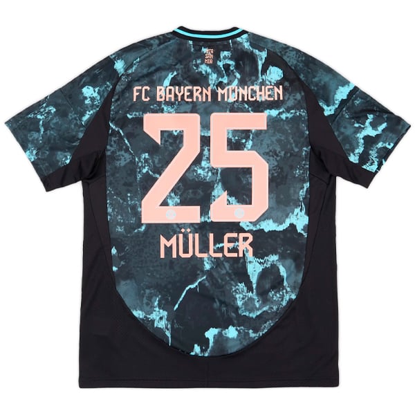 2024-25 Bayern Munich Away Shirt Muller #25