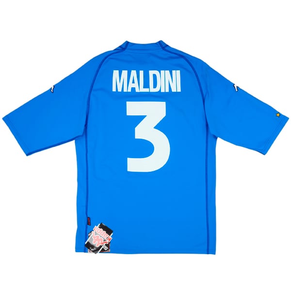 2000-01 Italy Home Shirt Maldini