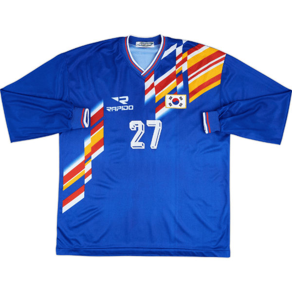 1994 South Korea Match Issue Away L/S Shirt #27