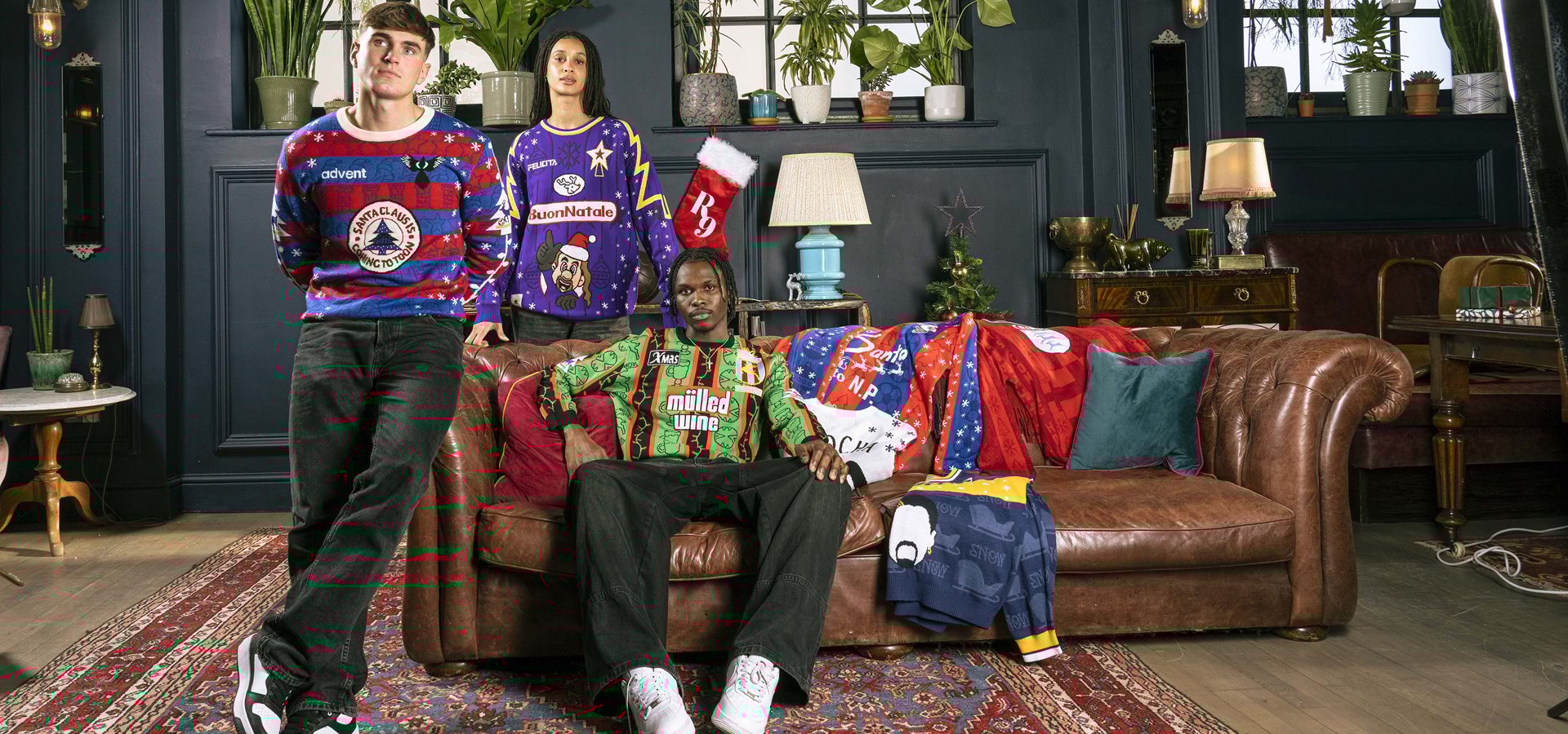 Shop Classic Football Shirts Christmas Jumpers
