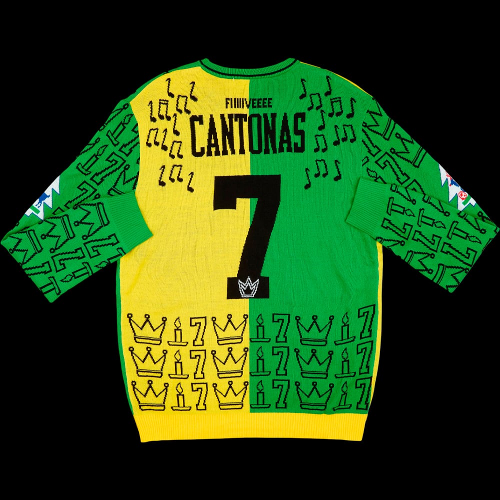 Five Cantonas #7 Christmas Jumper
