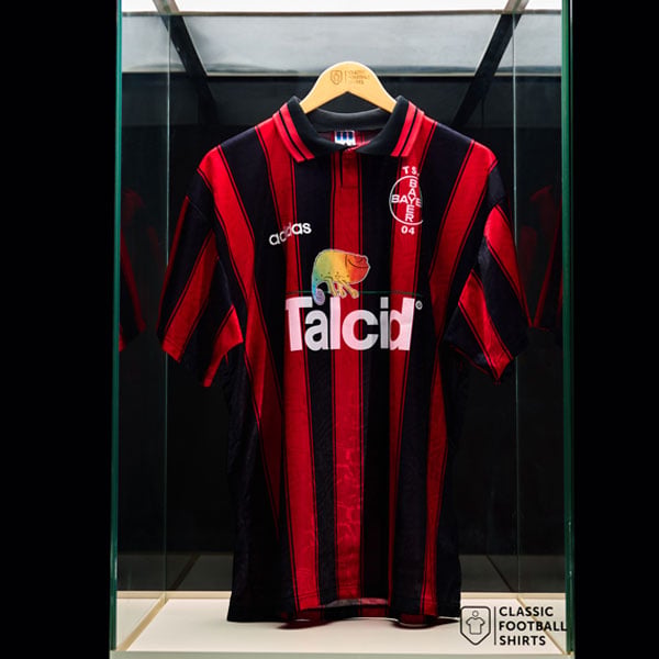 1994-95 Bayer Leverkusen Match Worn Home Shirt #10 (Thom)