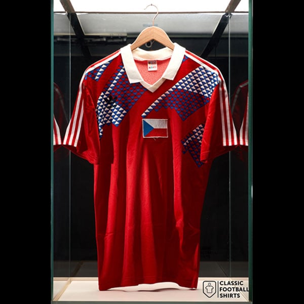 1990 Czechoslovakia Match Worn World Cup Home Shirt #5 (Kocian)