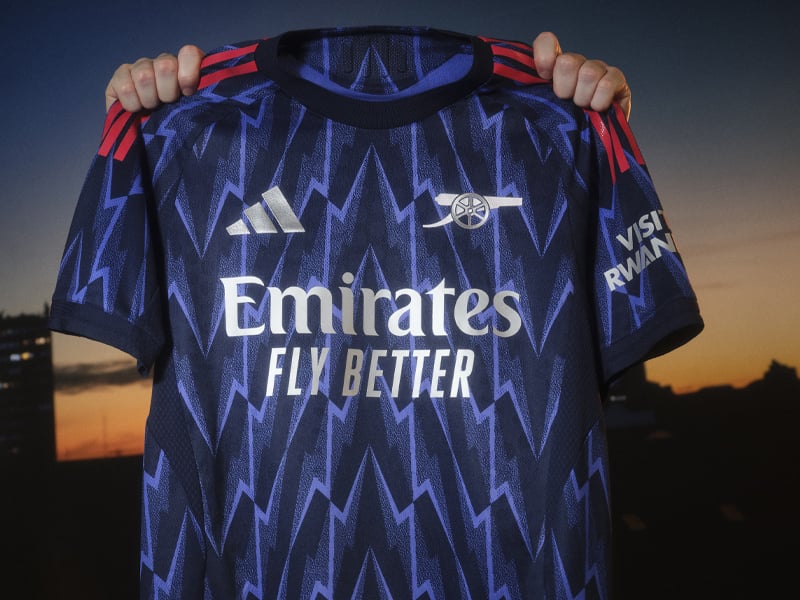 Arsenal 2025-26 Kids' Away Shirt