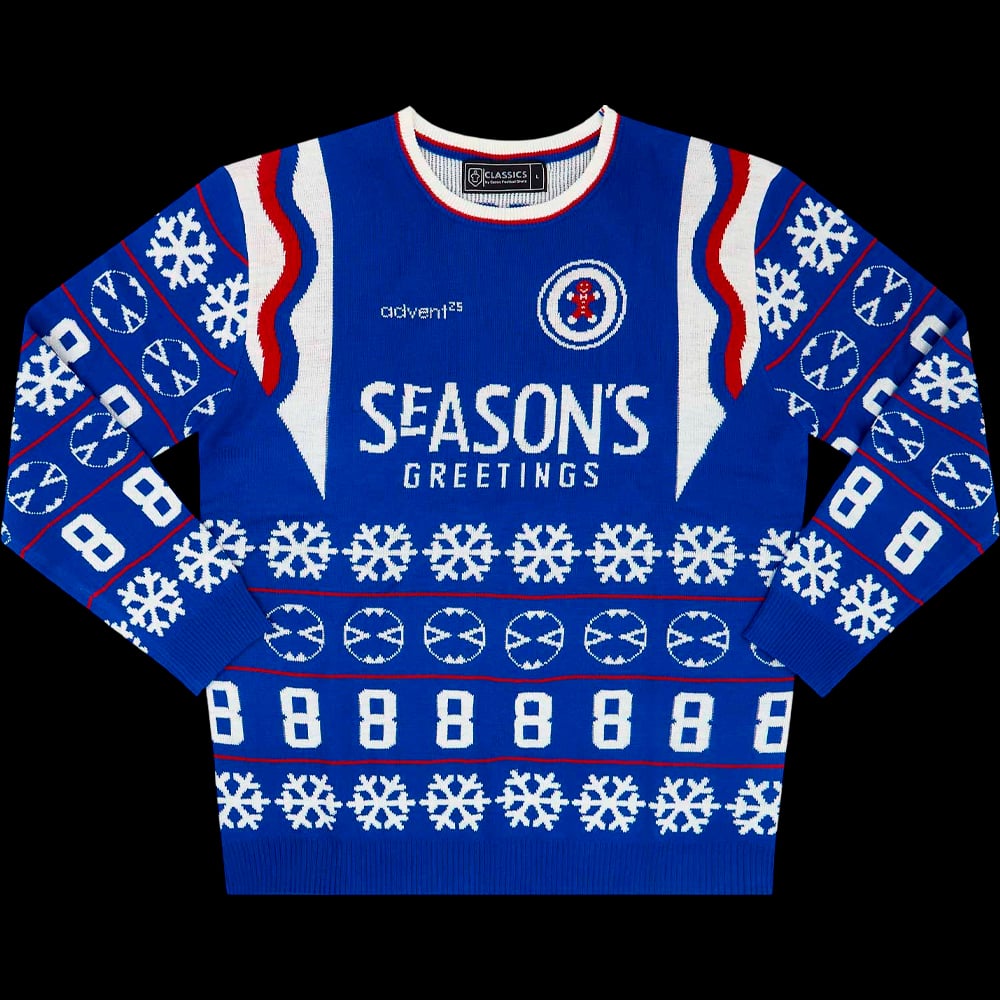 Gascoigne #8 Season's Greetings Christmas Jumper
