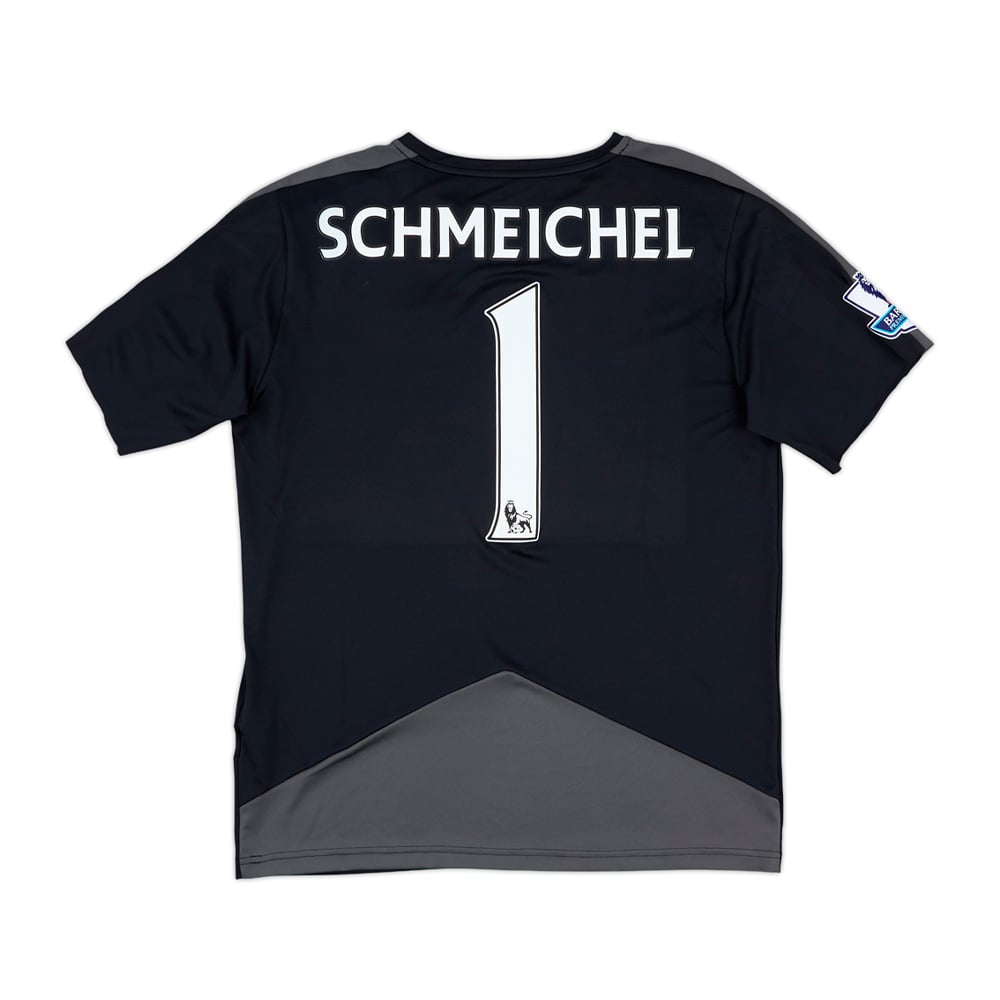 2015-16 Leicester Match Worn GK Shirt Schmeichel #1