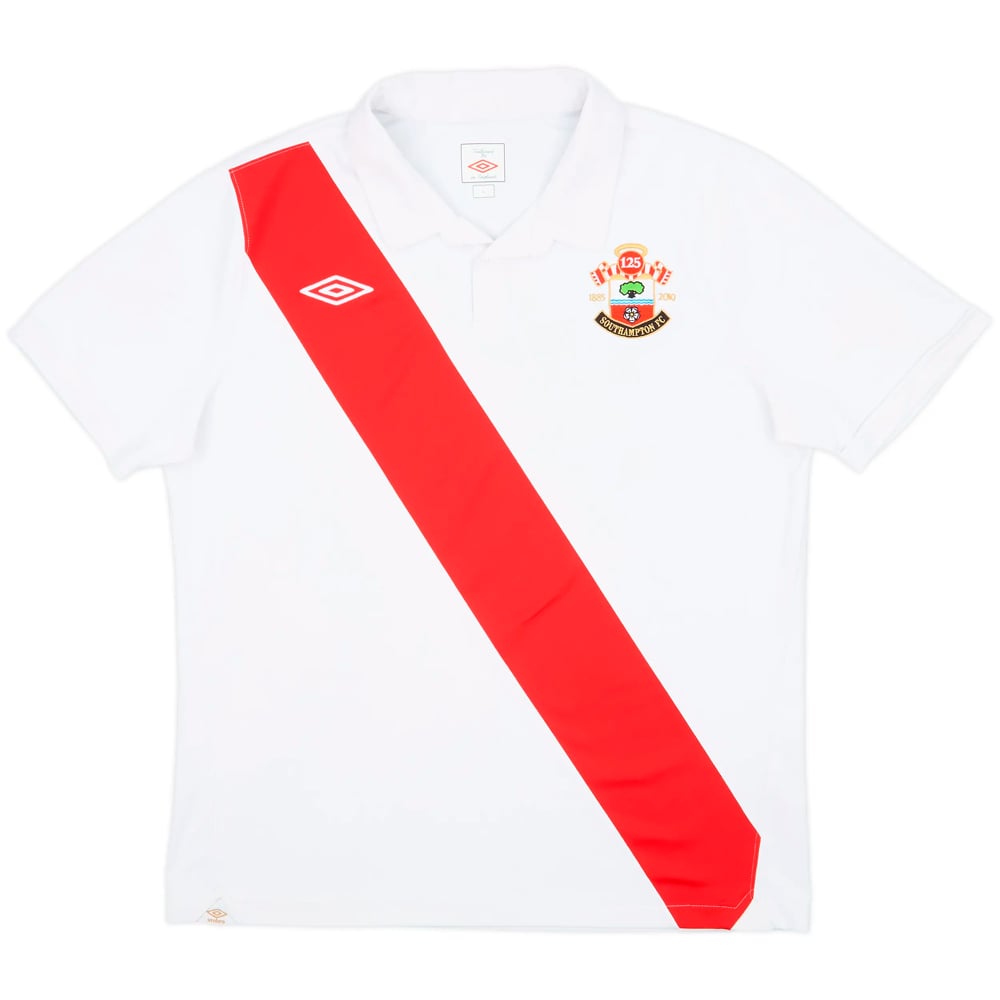 2010-11 Southampton 125 Years Home Shirt - 9/10 - (L)