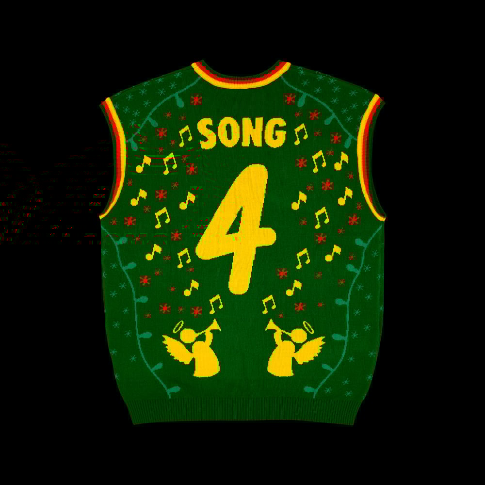 Song #4 Sleeveless Christmas Jumper