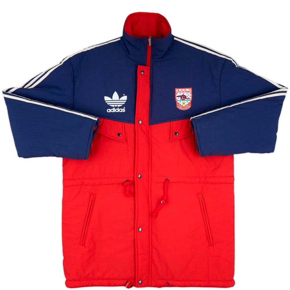 1990-92 Arsenal adidas Bench Coat - 9/10 - (L)