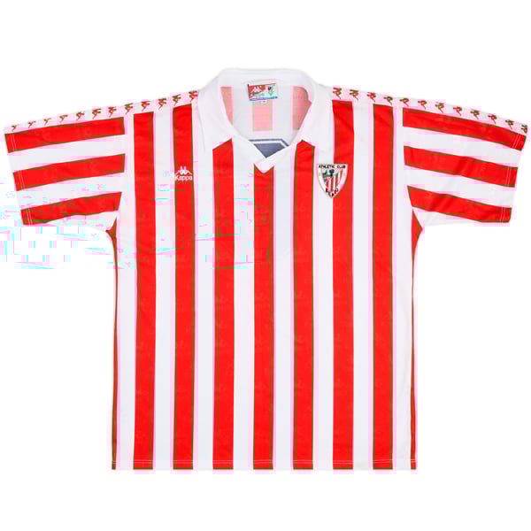 1993-94 Athletic Club Match Worn Home Shirt #6 (Urrutia)