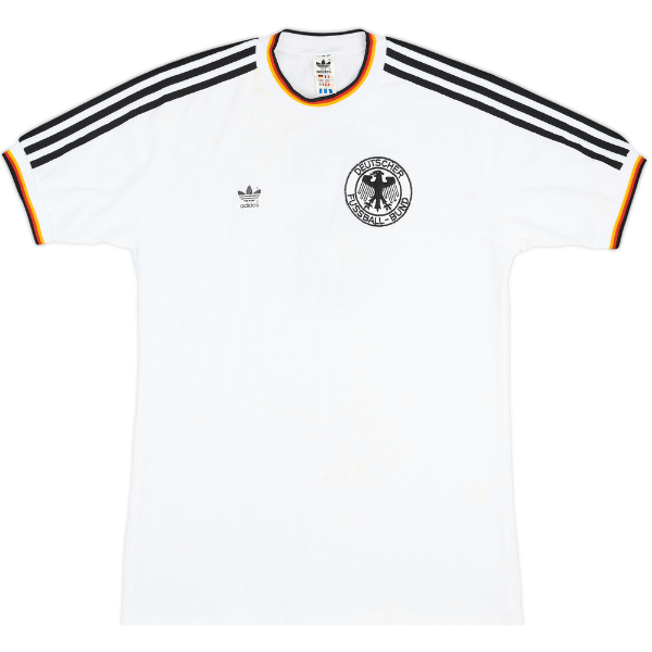 1987 West Germany Match Worn Home Shirt #6 (Buchwald)