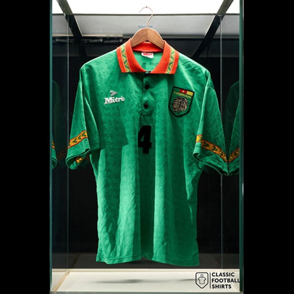 1994 Cameroon Match Issue World Cup Home Shirt Ekeme #4