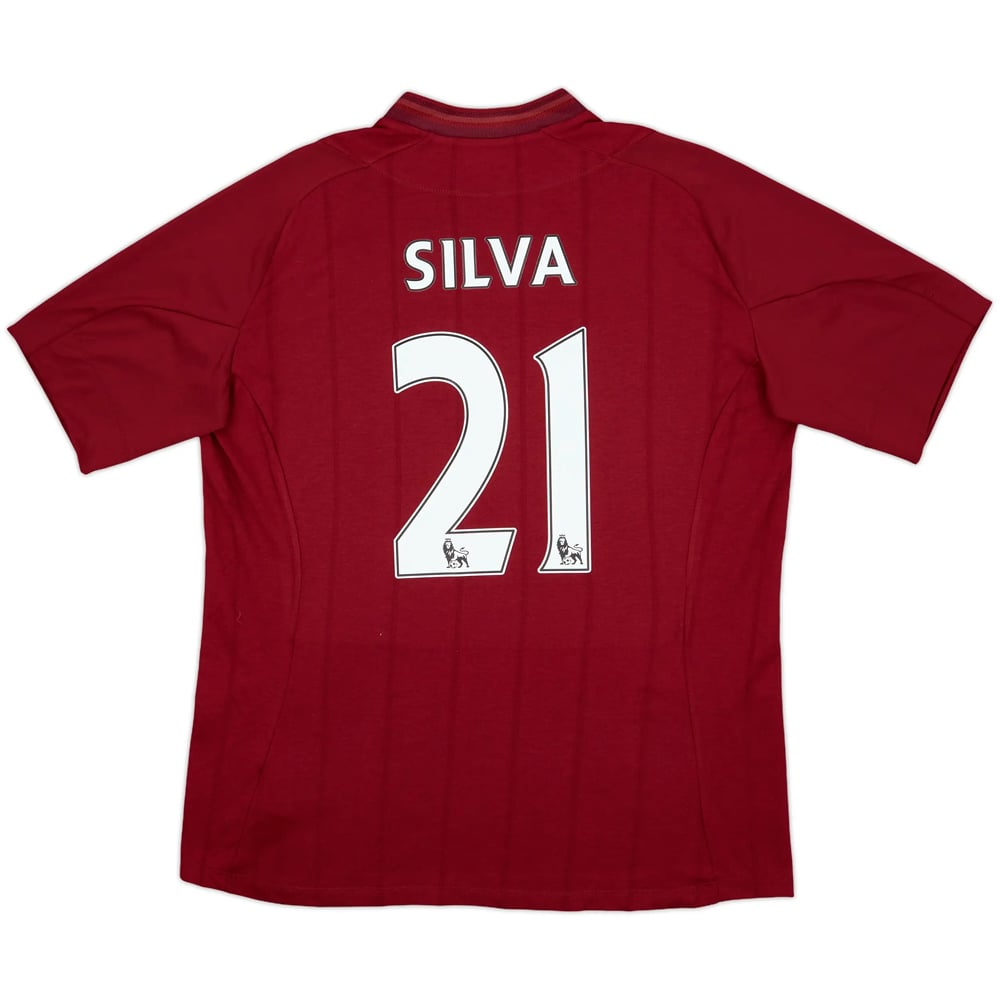 2012-13 Manchester City Away Shirt Silva #21 - 9/10 - (L)