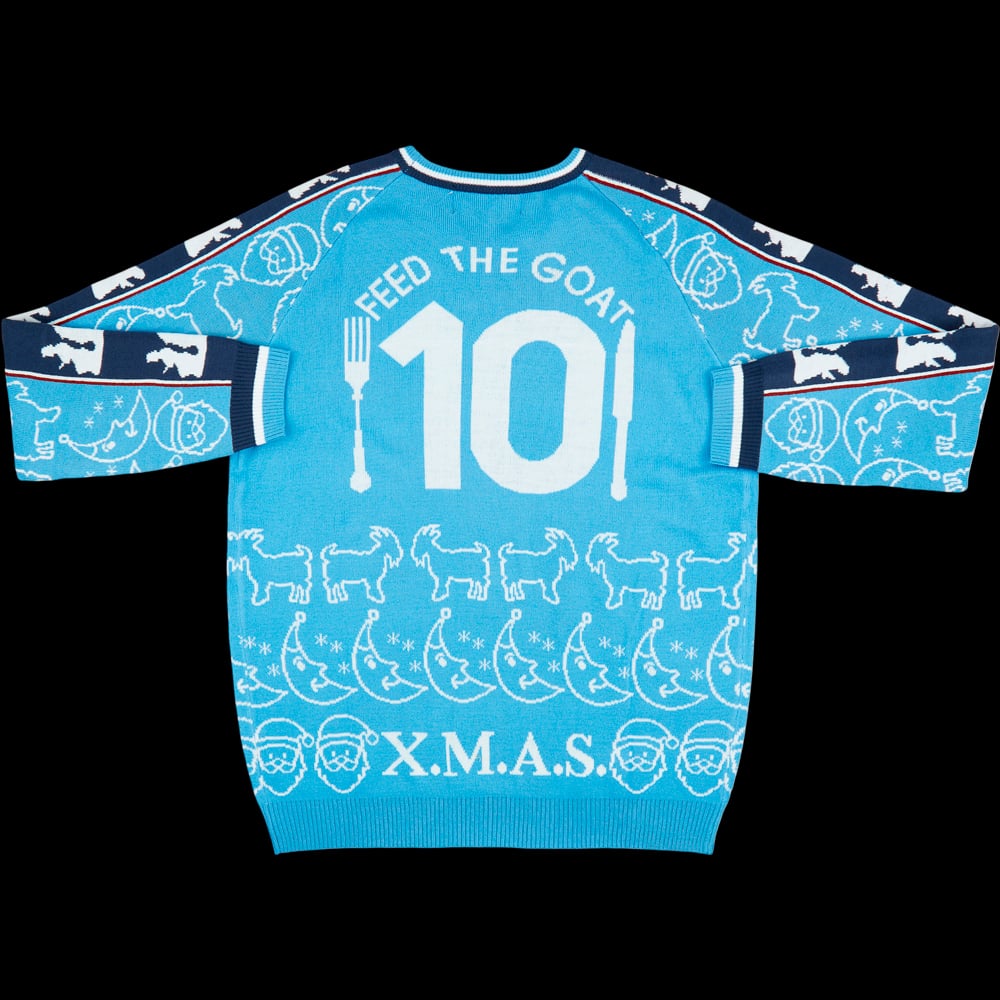 Feed the Goat #10 Christmas Jumper