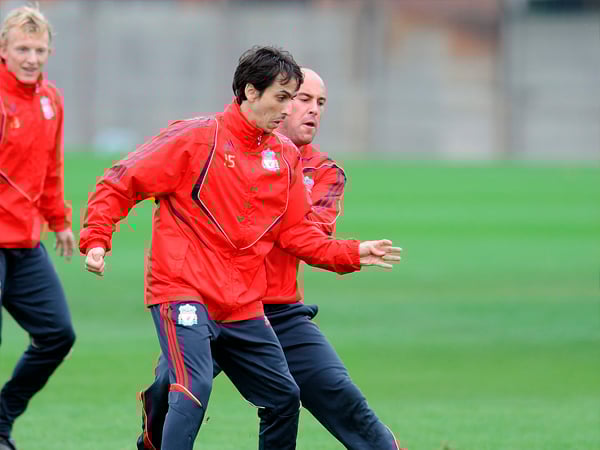 2009-10 Liverpool adidas Hooded Rain Coat