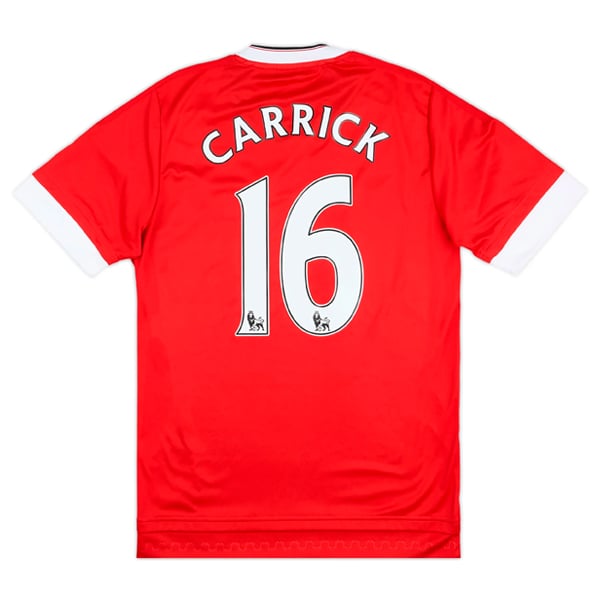 2015-16 Manchester United Home Shirt Carrick #16