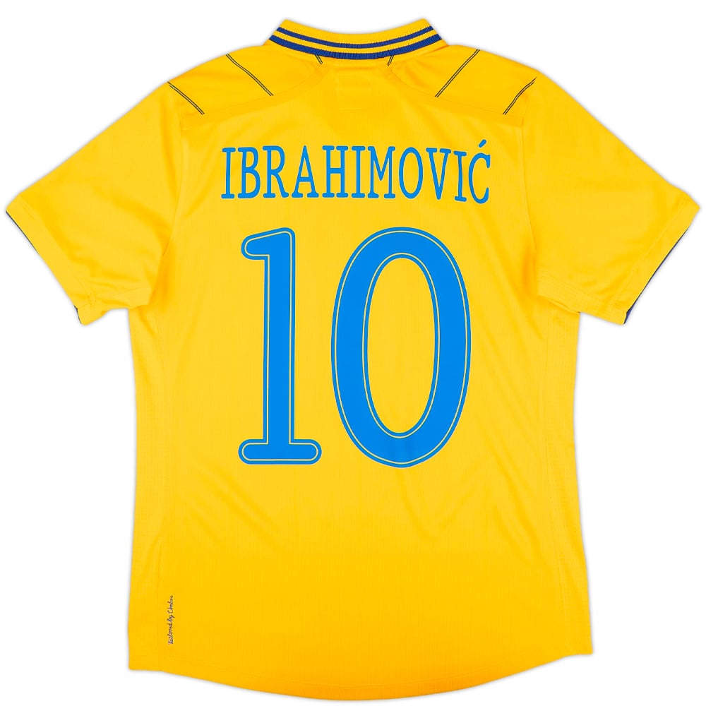 2012-13 Sweden Home Shirt Ibrahimovic #10 - 8/10 - (S)
