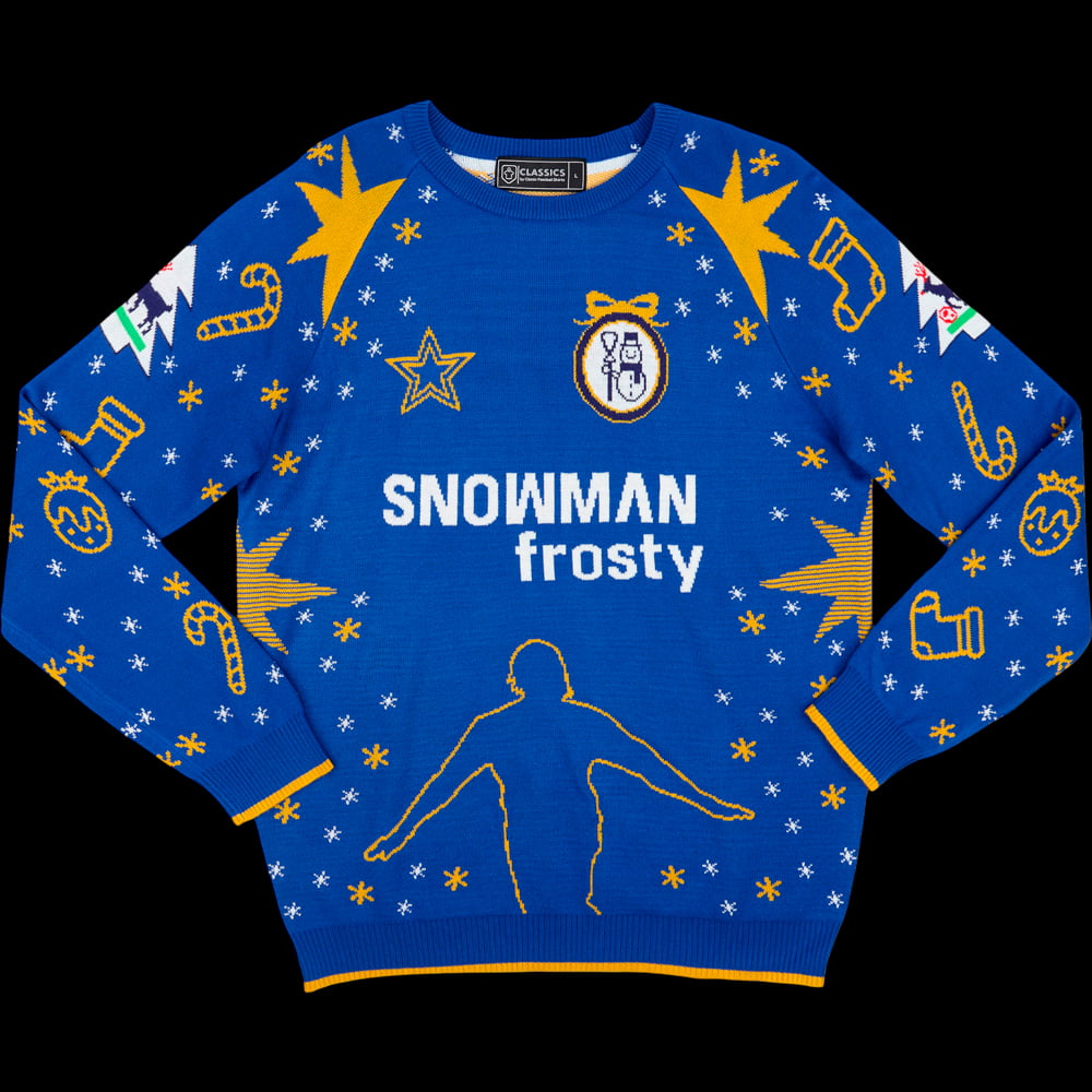 Drogba #15 Snowman Christmas Jumper
