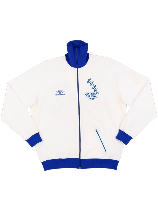 1971-72 Leeds United Match Worn FA Cup Final Jacket Allan Clarke Front