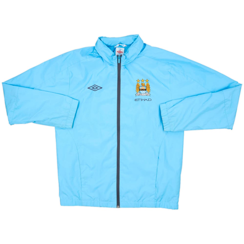 2011-12 Manchester City Umbro Hooded Rain Jacket - 8/10 - (M)