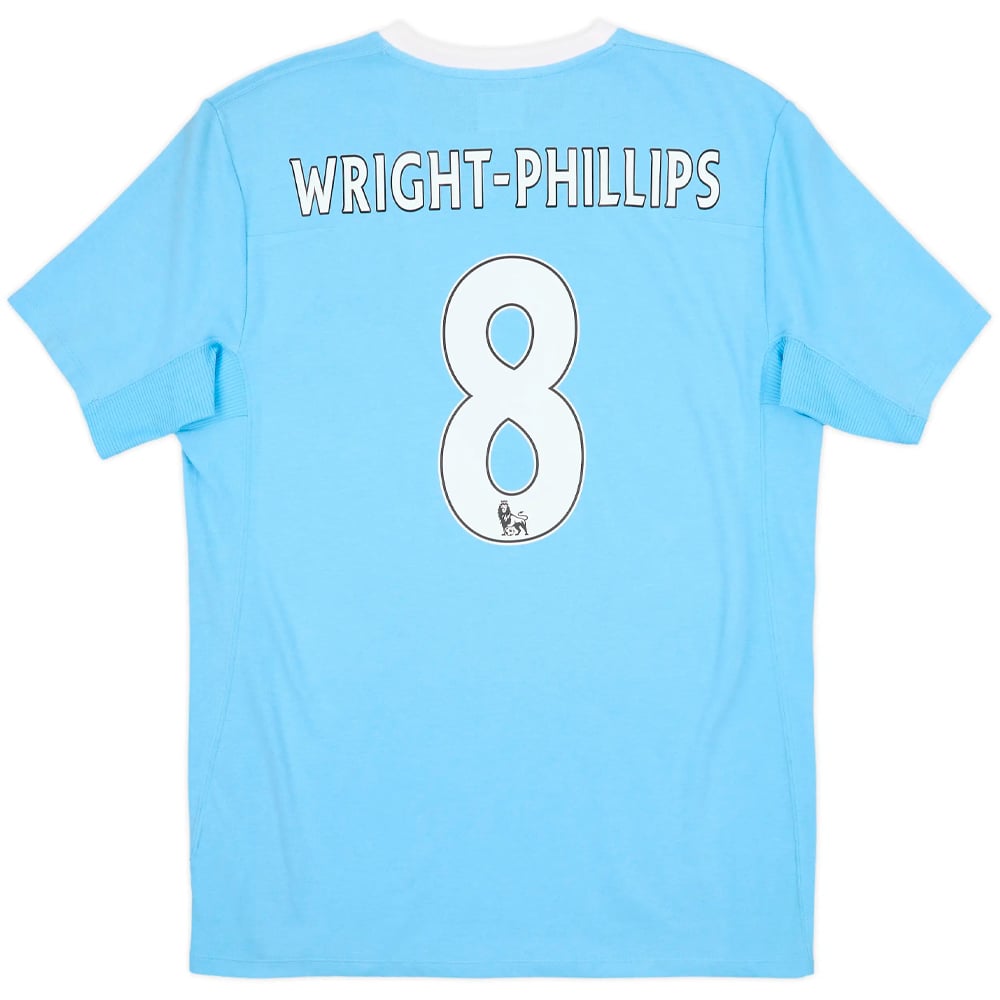 2009-10 Manchester City Home Shirt Wright-Phillips #8 - 9/10 - (M)