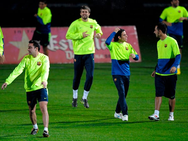 2009-10 Barcelona Nike Sweat Top