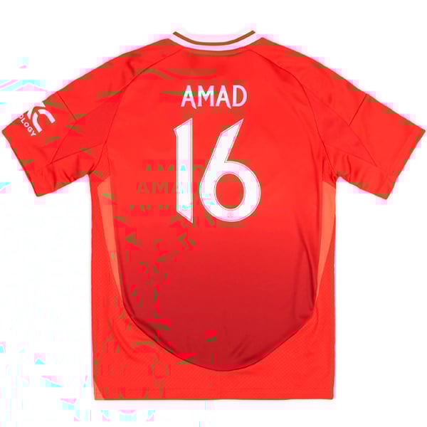 2024-25 Manchester United Home Shirt Amad #16 (KIDS)