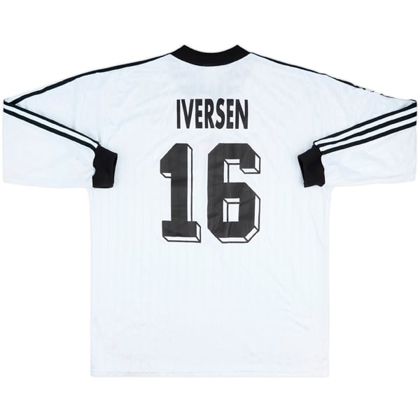 1996-97 Rosenborg Match Worn Champions League Home L/S Shirt Iversen #16