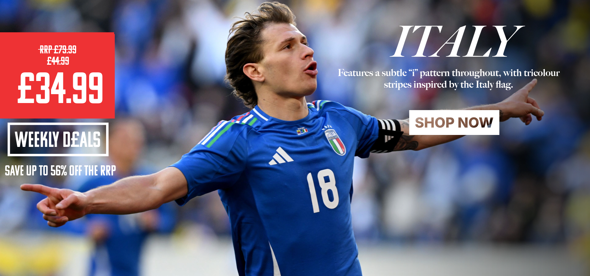 Shop Clearance Football Shirts - huge discounts on recent season jerseys and kits