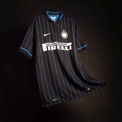 Inter Milan Home Kit 2014 Nike Pinstripe
