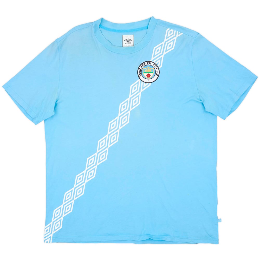 2009-10 Manchester City Umbro Retro Style Tee - 9/10 - (XXL)