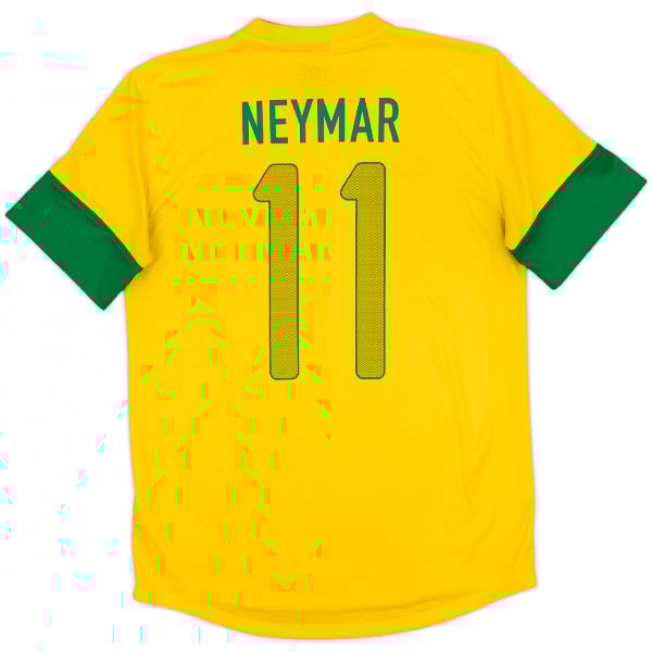 2012-13 Brazil Home Shirt Neymar #11 - 5/10 - (S)